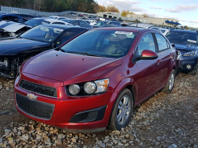 1G1JA5SH8C4157556 - 2012 CHEVROLET SONIC LS 栗色 照片 2