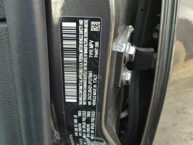 ZACCJBAB1JPG78841 - 2018 JEEP RENEGADE S 石墨色 照片 10