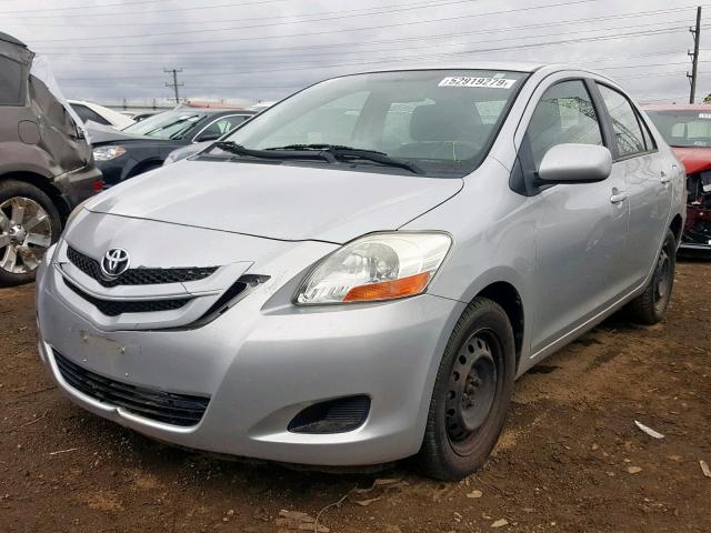 JTDBT923874001489 - 2007 TOYOTA YARIS SILVER photo 2