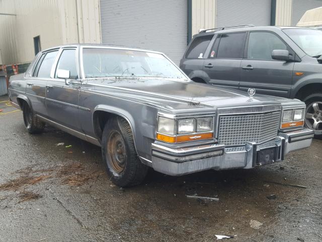 1G6DW51Y6JR761536 - 1988 CADILLAC BROUGHAM GRAY photo 1