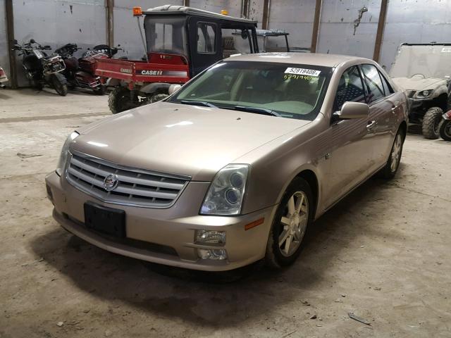 1G6DW677150194828 - 2005 CADILLAC STS TAN photo 2