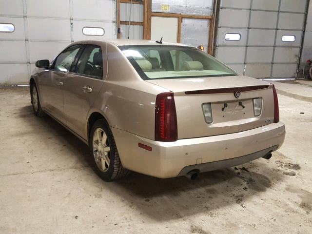 1G6DW677150194828 - 2005 CADILLAC STS TAN photo 3