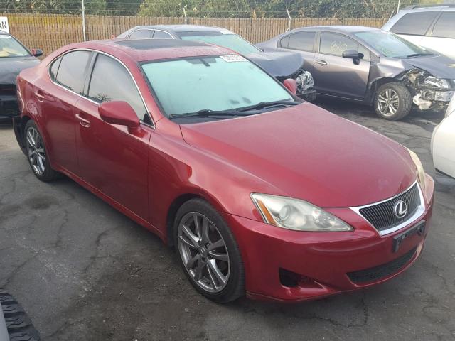 JTHBK262985060816 - 2008 LEXUS IS 250 RED photo 1