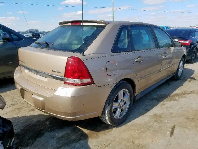1G1ZT628X5F133687 - 2005 CHEVROLET MALIBU MAX 金色 照片 4