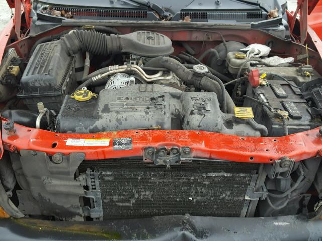 1B7HL38X42S521842 - 2002 DODGE DAKOTA QUA RED photo 7