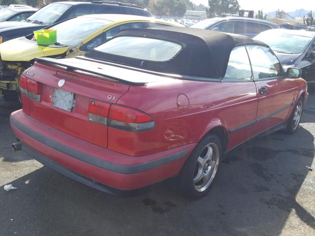 YS3DD78N9X7057273 - 1999 SAAB 9-3 S RED photo 4