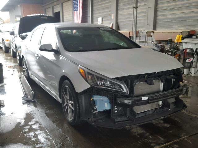 5NPE34AB9FH041615 - 2015 HYUNDAI SONATA SPO WHITE photo 1