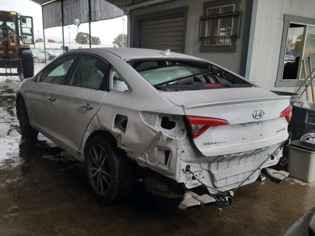 5NPE34AB9FH041615 - 2015 HYUNDAI SONATA SPO WHITE photo 3