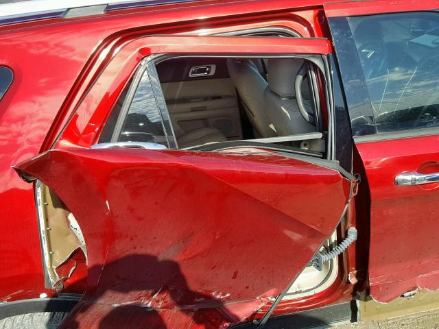 1FM5K7F88FGB18024 - 2015 FORD EXPLORER L RED photo 9