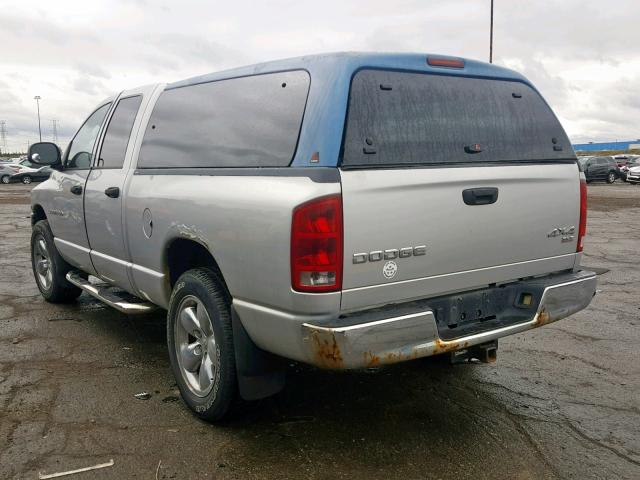 1D7HU18D44J159128 - 2004 DODGE RAM 1500 S SILVER photo 3