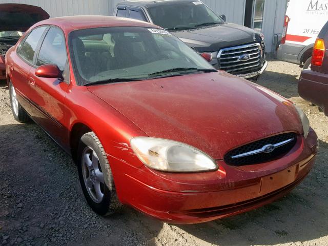 1FAFP55U3YG236455 - 2000 FORD TAURUS SES RED photo 1