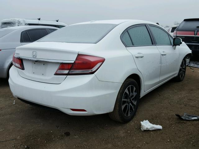 19XFB2F92DE072370 - 2013 HONDA CIVIC EXL WHITE photo 4