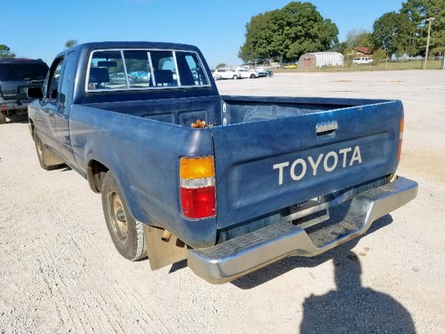 JT4RN93P5K0011813 - 1989 TOYOTA PICKUP 1/2 BLUE photo 3