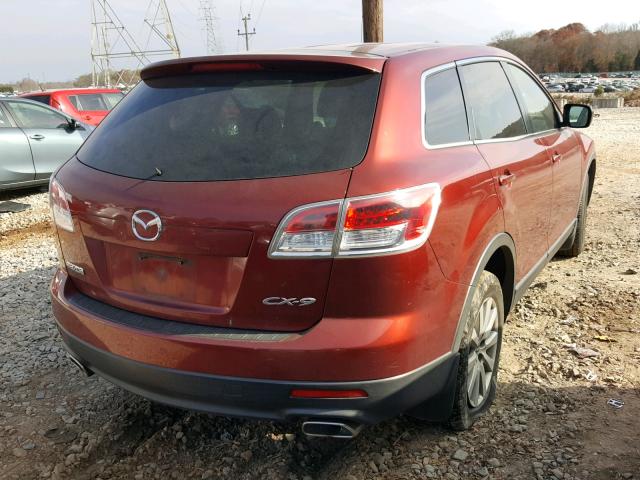 JM3TB28A980143564 - 2008 MAZDA CX-9 RED photo 4