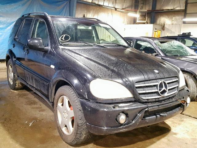 4JGAB74E41A266335 - 2001 MERCEDES-BENZ ML 55 BLACK photo 1