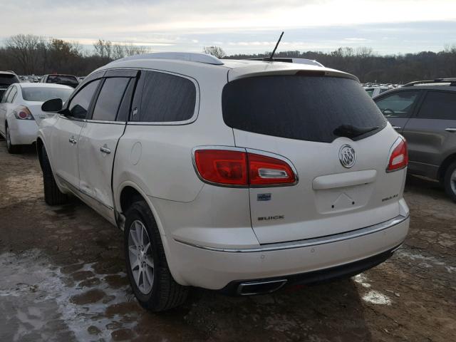 5GAKRBKD7FJ319085 - 2015 BUICK ENCLAVE WHITE photo 3