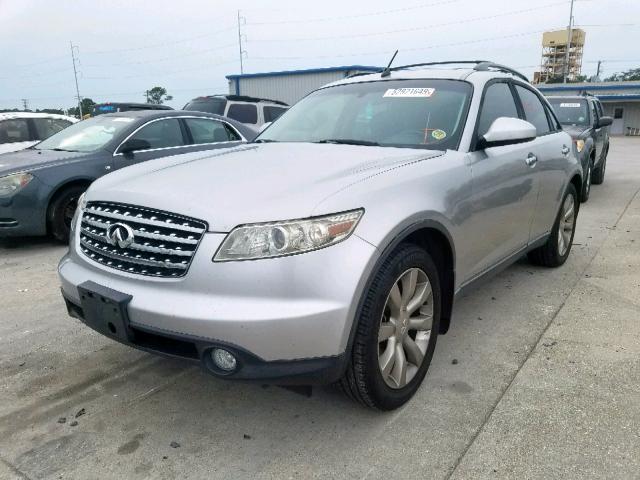 JNRBS08W53X002883 - 2003 INFINITI FX45 SILVER photo 2