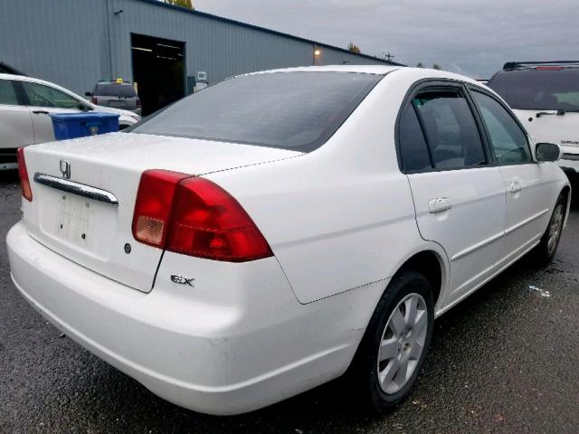 2HGES25752H500530 - 2002 HONDA CIVIC EX WHITE photo 4