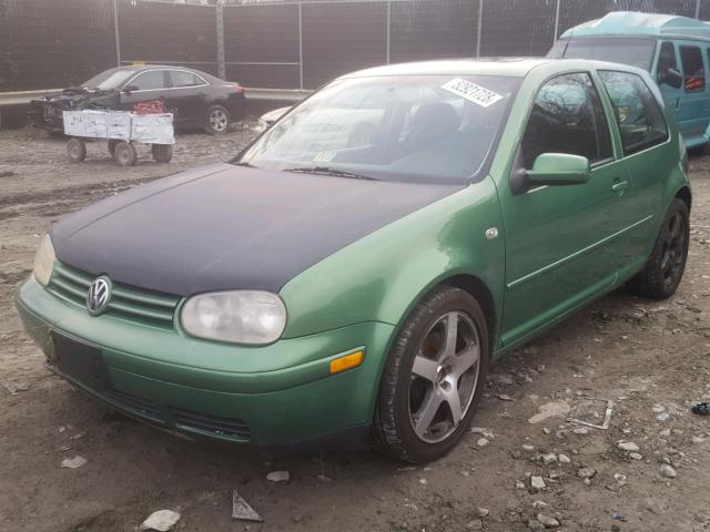 9BWDE61J824025582 - 2002 VOLKSWAGEN GTI BASE GREEN photo 2