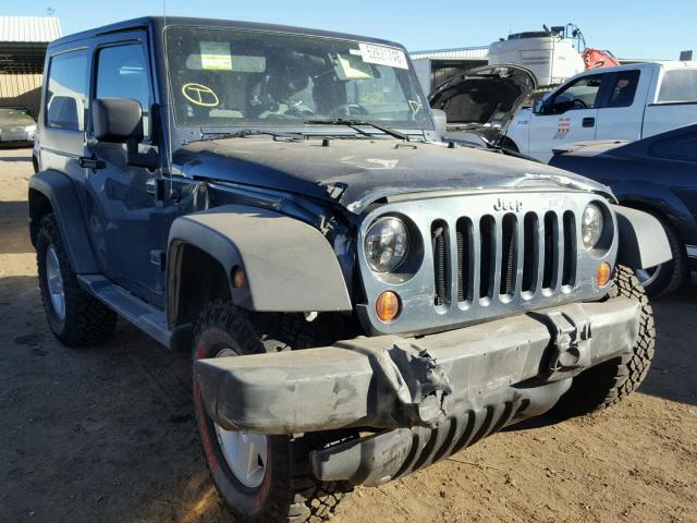 1J4FA24118L533971 - 2008 JEEP WRANGLER X BLUE photo 1