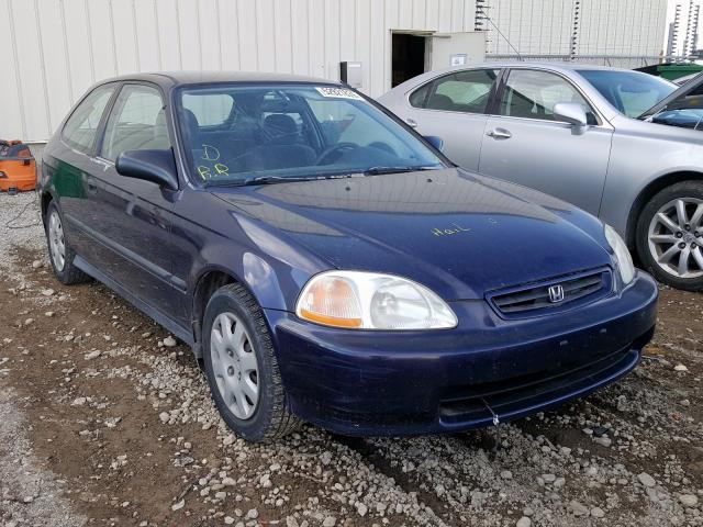 2HGEJ6334WH012069 - 1998 HONDA CIVIC DX BLUE photo 1