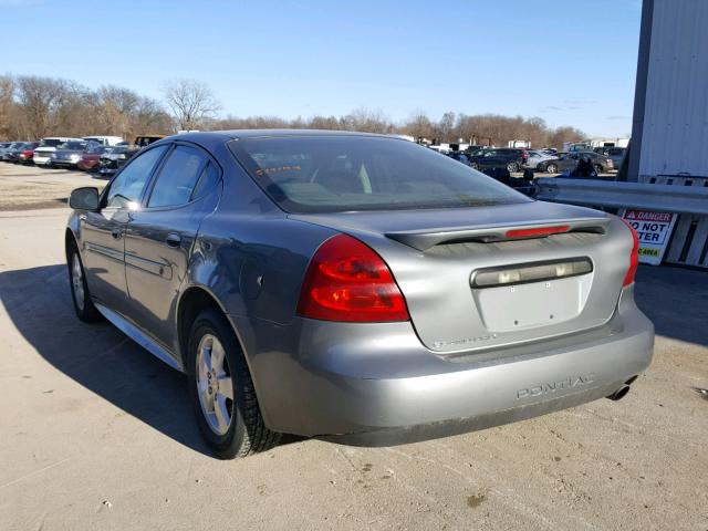 2G2WP552181156503 - 2008 PONTIAC GRAND PRIX ვერცხლისფერი ფოტო 3