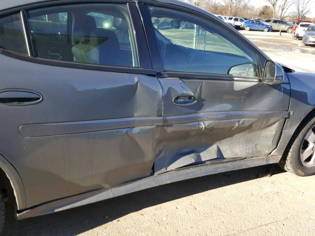 2G2WP552181156503 - 2008 PONTIAC GRAND PRIX ვერცხლისფერი ფოტო 9