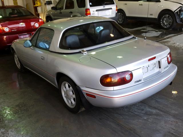 JM1NA3515M0225431 - 1991 MAZDA MX-5 MIATA SILVER photo 3