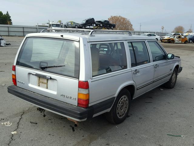 YV1FA8859J1120942 - 1988 VOLVO 740 GLE SILVER photo 4