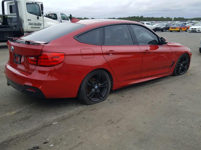 WBA3X5C58FD561736 - 2015 BMW 328 XIGT RED photo 4