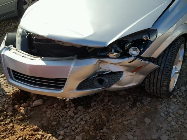 W08AT271485132353 - 2008 SATURN ASTRA XR SILVER photo 9