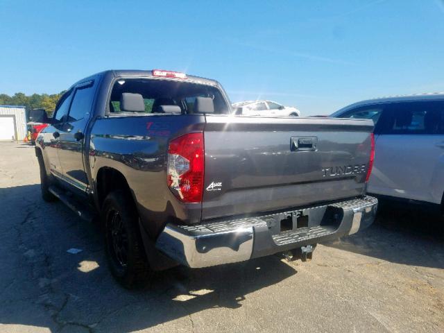 5TFEM5F13EX073787 - 2014 TOYOTA TUNDRA CRE GRAY photo 3