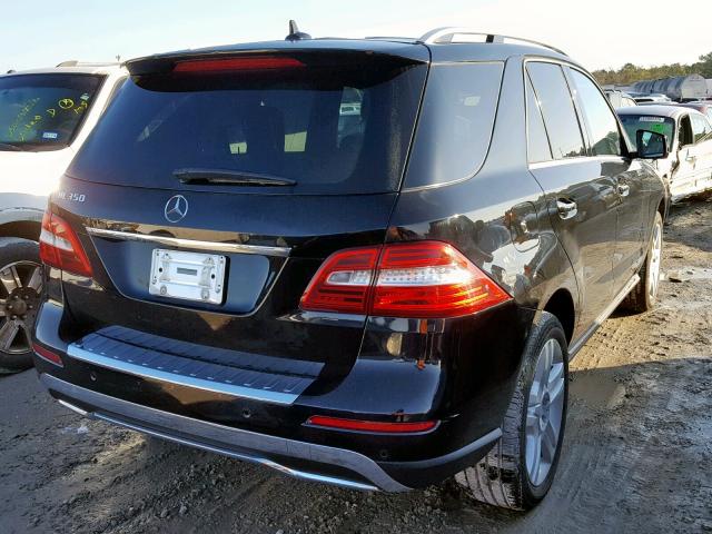 4JGDA5JB7DA102970 - 2013 MERCEDES-BENZ ML 350 BLACK photo 4