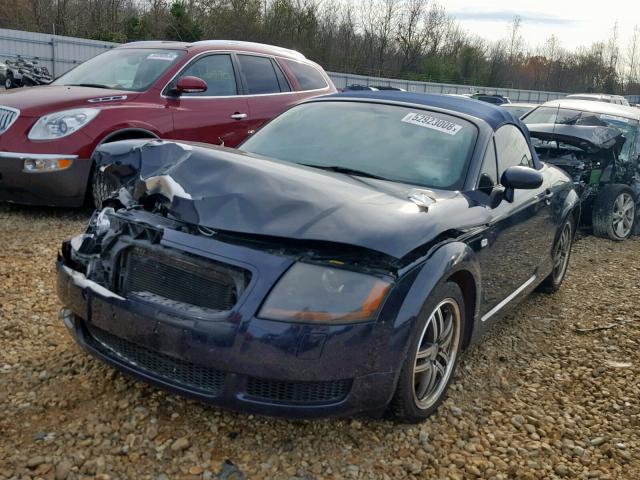 TRUUT28N631007382 - 2003 AUDI TT QUATTRO BLUE photo 2