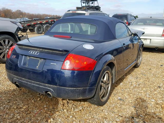 TRUUT28N631007382 - 2003 AUDI TT QUATTRO BLUE photo 4