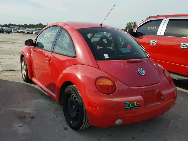 3VWCB21C92M417691 - 2002 VOLKSWAGEN NEW BEETLE RED photo 3