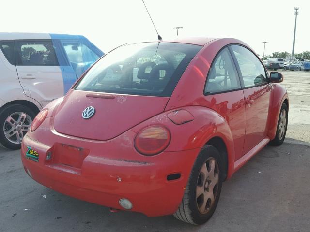 3VWCB21C92M417691 - 2002 VOLKSWAGEN NEW BEETLE RED photo 4