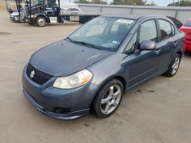 JS2YC414785102077 - 2008 SUZUKI SX4 GRAY photo 2