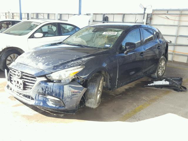 3MZBN1K79JM190953 - 2018 MAZDA 3 SPORT BLACK photo 2