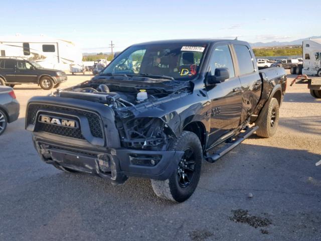 1C6RR7YT3HS811173 - 2017 RAM 1500 REBEL შავი ფოტო 2