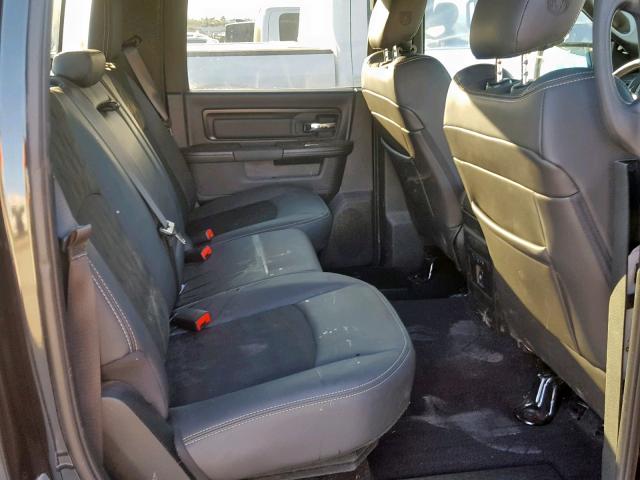 1C6RR7YT3HS811173 - 2017 RAM 1500 REBEL შავი ფოტო 6