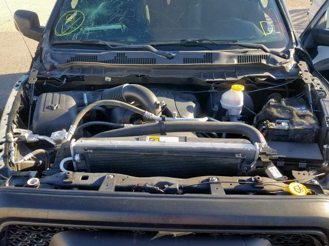 1C6RR7YT3HS811173 - 2017 RAM 1500 REBEL შავი ფოტო 7