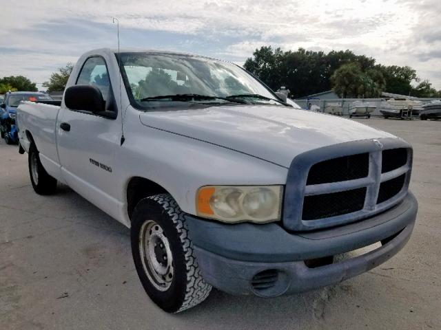 1D7HA16KX4J117976 - 2004 DODGE RAM 1500 S WHITE photo 1