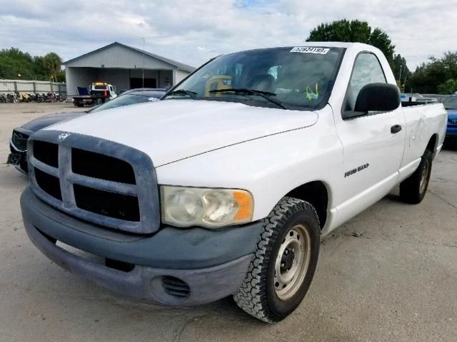 1D7HA16KX4J117976 - 2004 DODGE RAM 1500 S WHITE photo 2