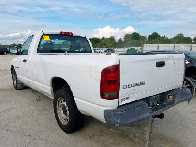 1D7HA16KX4J117976 - 2004 DODGE RAM 1500 S WHITE photo 3