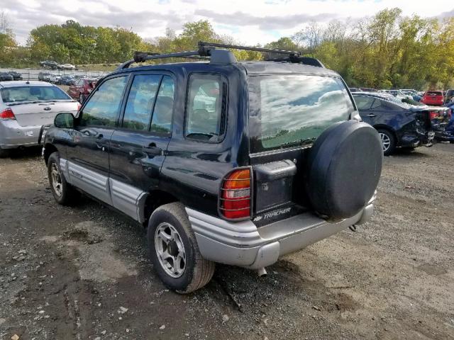 2CNBJ634716919876 - 2001 CHEVROLET TRACKER LT BLACK photo 3