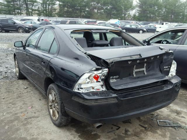 YV1RH592X92740734 - 2009 VOLVO S60 2.5T BLACK photo 3