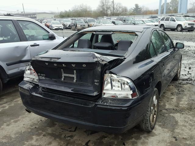 YV1RH592X92740734 - 2009 VOLVO S60 2.5T BLACK photo 4