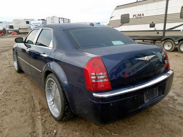 2C3AA63H65H657060 - 2005 CHRYSLER 300C BLUE photo 3