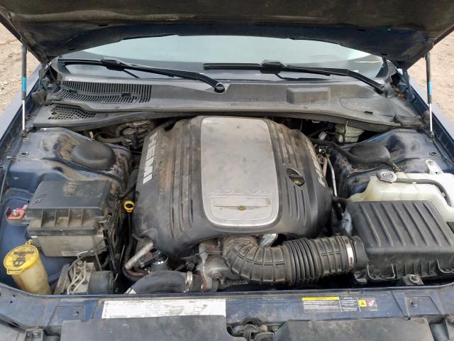 2C3AA63H65H657060 - 2005 CHRYSLER 300C BLUE photo 7